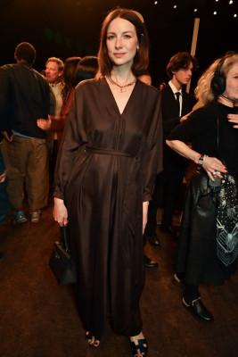 Caitriona Balfe at Paris Fashion Week Hermès 2025