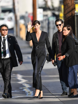 Caitriona Balfe - Arriving at &#039;Jimmy Kimmel Live&#039; 10/30/18