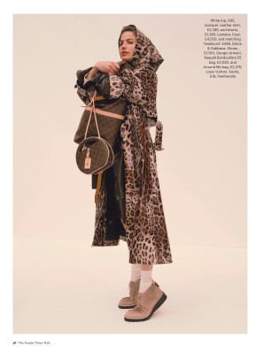 Cameron Russell ~ The Sunday Times Style Magazine UK 03-2024 by Clément Pascal