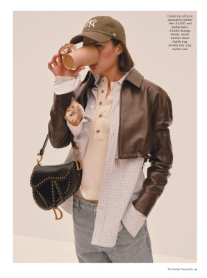 Cameron Russell for The Sunday Times Style Magazine UK 03-2024 