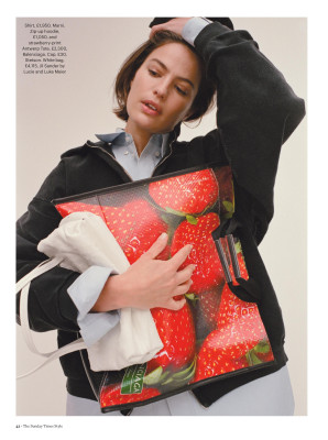Cameron Russell ~ The Sunday Times Style Magazine UK 03-2024 by Clément Pascal