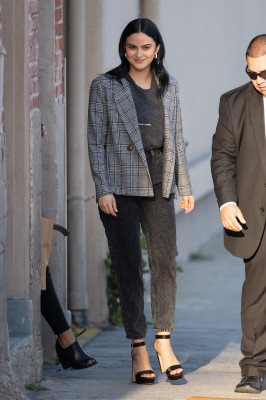 Camila Mendes-  Visits Jimmy Kimmel Live! in Hollywood