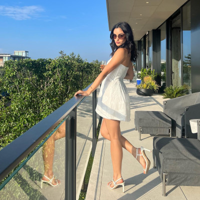 Camila Mendes - Michael Rubin&#039;s White Party in Hamptons 07/03/2023