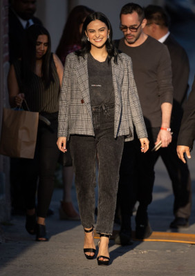 Camila Mendes-  Visits Jimmy Kimmel Live! in Hollywood