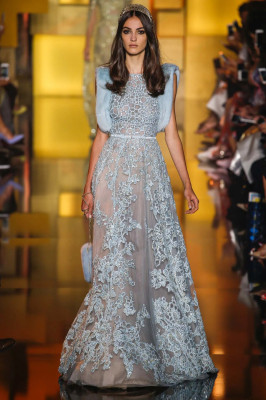 Camille Hurel - Elie Saab Winter Couture Show in Paris
