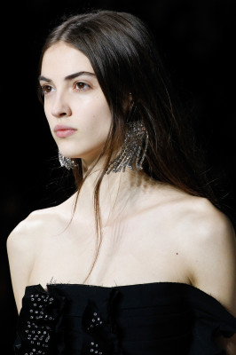 Camille Hurel - Yves Saint Laurent Autumn/Winter 2017 Fashion Show in Paris 