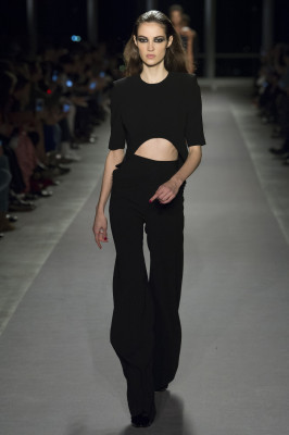 Camille Hurel - Brandon Maxwell Autumn/Winter 2017 Fashion Show in New York