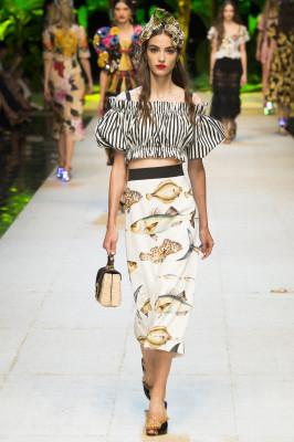 Camille Hurel - Dolce &amp; Gabbana Spring/Summer 2017 Fashion Show in Milan