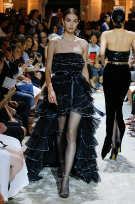 Camille Hurel - Alexandre Vauthier Fall 2018 Couture Fashion Show in Paris