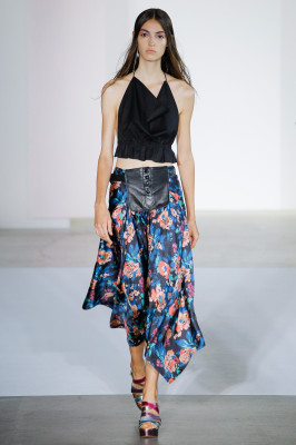 Camille Hurel - Jil Stuart Spring/Summer 2017 Fashion Show in New York