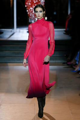 Camille Hurel - Carolina Herrera Autumn/Winter 2018 Fashion Show in New York