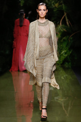 Camille Hurel - Balmain Spring/Summer 2017 Show in Paris