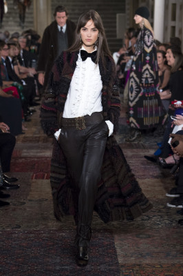Camille Hurel - Ralph Lauren Autumn/Winter 2018 Fashion Show in New York