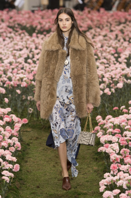 Camille Hurel - Tory Burch Autumn/Winter 2018 Fashion Show in New York