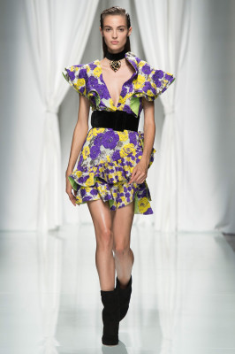 Camille Hurel - Emanuel Ungaro Spring/Summerr 2017 Show in Paris