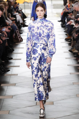 Camille Hurel - Tory Burch Autumn/Winter 2017 Fashion Show in New York