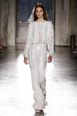 Camille Hurel - Alberta Ferretti Autumn/Winter 2018 Fashion Show in Milan