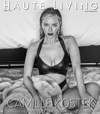 CAMILLE KOSTEK in Haute Living, June/July 2020