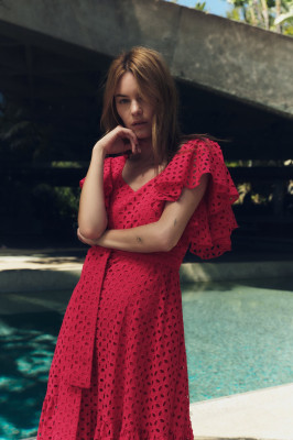 Camille Rowe for Zara
