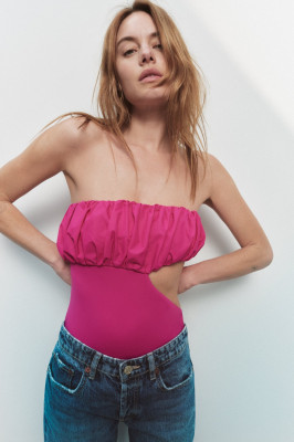 Camille Rowe for Zara