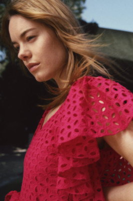 Camille Rowe for Zara