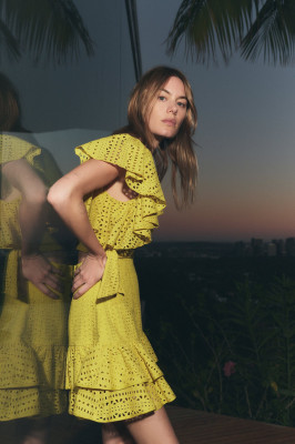 Camille Rowe for Zara