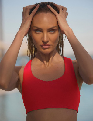 Candice Swanepoel for Alo Yoga