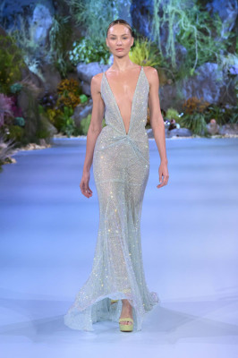 Candice Swanepoel – Celia Kritharioti Couture SS 2024 Paris Fashion Week