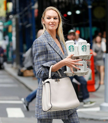 Candice Swanepoel - Photoshoot for Vogue in New York City