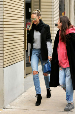 Candice Swanepoel – Shopping at Givenchy in New York City