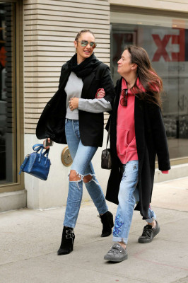 Candice Swanepoel – Shopping at Givenchy in New York City
