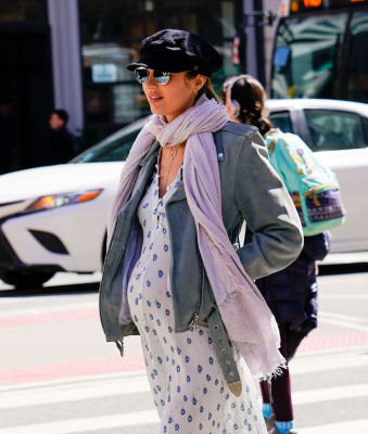 Candice Swanepoel in NYC