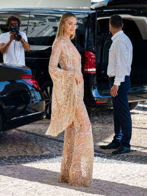 Candice Swanepoel - Arrives at the Cannes Film Festival | July 6, 2021