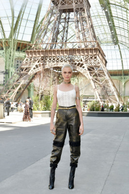 Cara Delevingne – Chanel Show at Haute Couture Paris Fashion Week