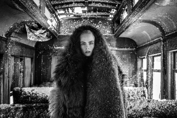 Cara Delevingne by David Yarrow for his New ‘Wild West’ Series