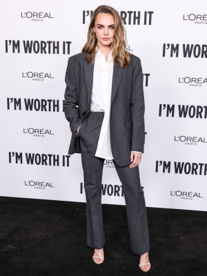 Cara Delevingne – at L'oreal Paris Women of Worth Celebration 2024