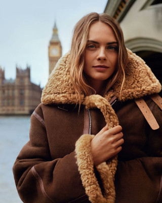 Cara Delevingne – Burberry Outerwear Campaign 2024