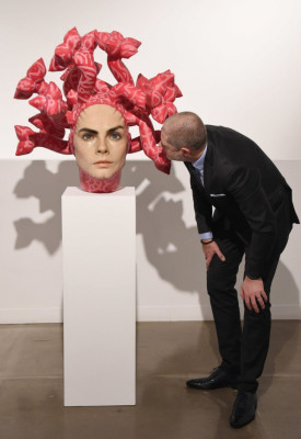 Cara Delevingne – Unveiling Of Aspencrow’s Cara Delevingne Sculpture “Olympe” at