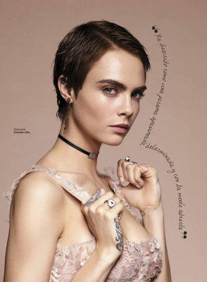 Cara Delevingne in Glamour Magazine, February 2018