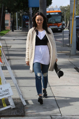Cara Santana in Jeans out in West Hollywood