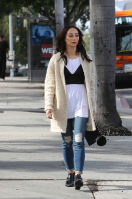 Cara Santana in Jeans out in West Hollywood