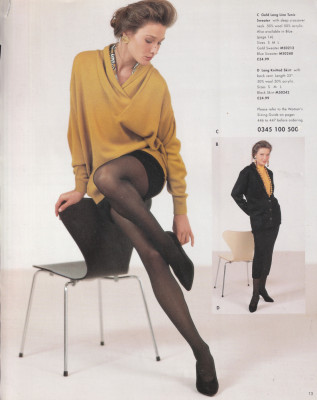 Carla Bruni ~ Next Directory catalogue, autumn/winter 1990