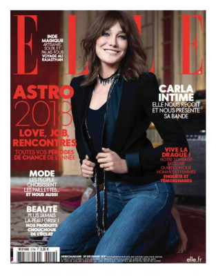 Carla Bruni – Elle France December 2017