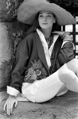 Carla Bruni ~ DKNY Resort 1989 Sportswear Advance by Kyle Ericksen