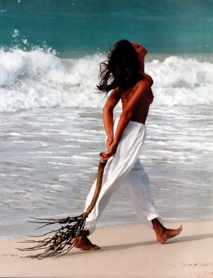 Carla Bruni for Marie Claire UK June 1990