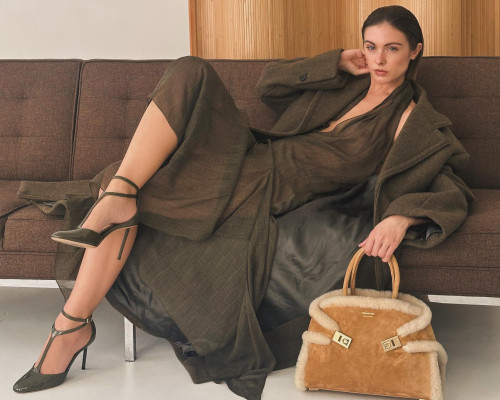 Carmella Rose for Ferragamo Hug Bag