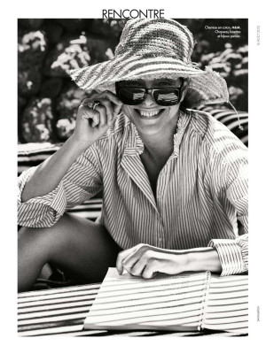 Carole Bouquet for ELLE 14-08-2015