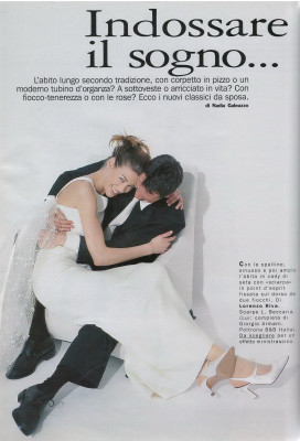 Caroline Forsling for Grazia Italy 7 April 1996