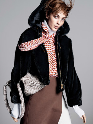 Caroline Trentini - photoshoot for Vogue USA, by David Sims
