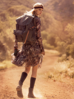 Caroline Trentini - photoshoot for Vogue USA